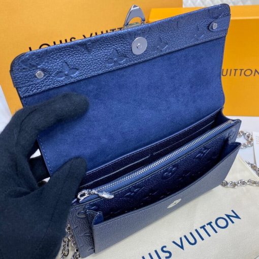 Louis Vuitton Vavin Chain Wallet M59077 Navy Nacre - Image 14
