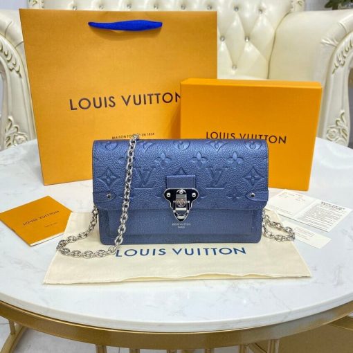 Louis Vuitton Vavin Chain Wallet M59077 Navy Nacre - Image 4