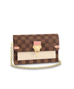 Louis Vuitton Vavin Chain Wallet N60237 N60221 N60222 Beige