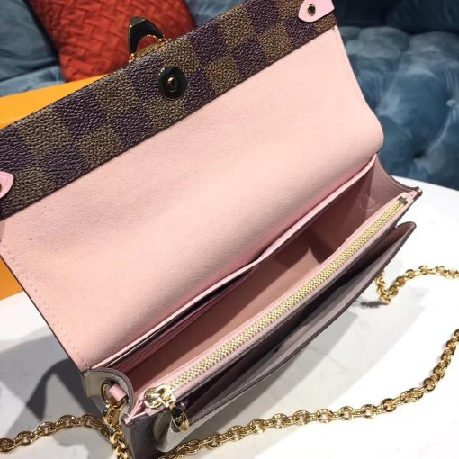 Louis Vuitton Vavin Chain Wallet N60237 N60221 N60222 Beige - Image 11