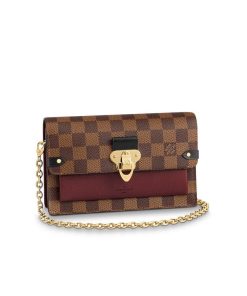 Louis Vuitton Vavin Chain Wallet N60237 N60221 N60222 Burgundy
