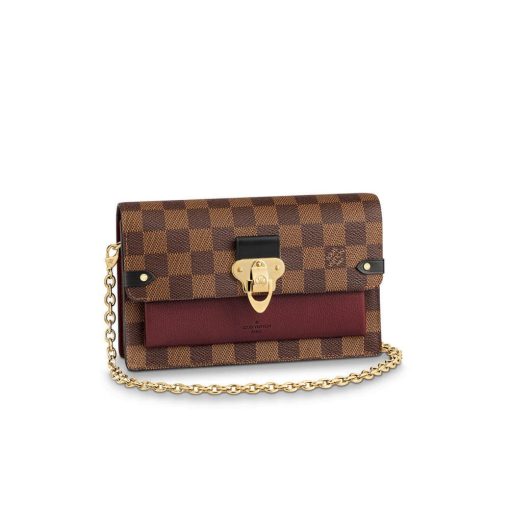 Louis Vuitton Vavin Chain Wallet N60237 N60221 N60222 Burgundy