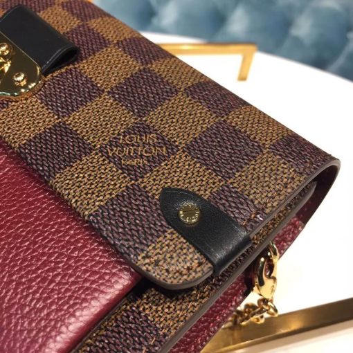 Louis Vuitton Vavin Chain Wallet N60237 N60221 N60222 Burgundy - Image 9