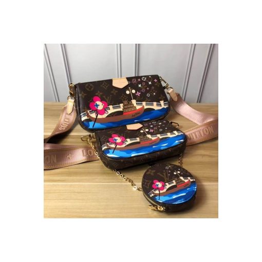 Louis Vuitton Venice Multi Pochette Accessoires M44813 Pink - Image 9