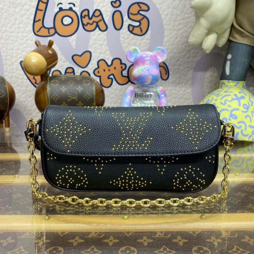 Louis Vuitton Wallet on Chain Ivy Bag M82653 Black Monogram Empreinte With Studs - Image 6