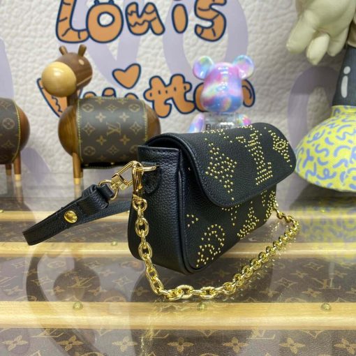 Louis Vuitton Wallet on Chain Ivy Bag M82653 Black Monogram Empreinte With Studs - Image 8