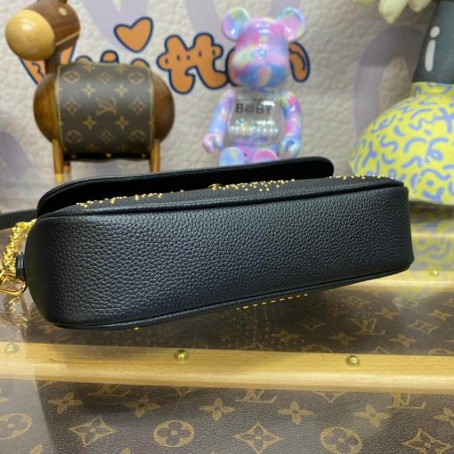 Louis Vuitton Wallet on Chain Ivy Bag M82653 Black Monogram Empreinte With Studs - Image 9