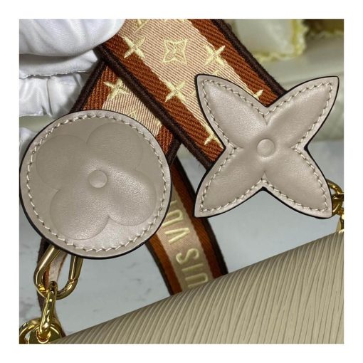 Louis Vuitton Wide Embroidered Strap Twist PM M57049 Grey - Image 13