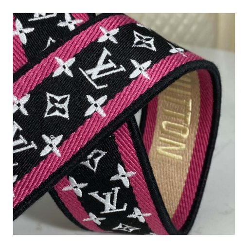 Louis Vuitton Wide Embroidered Strap Twist PM M57049 Black - Image 14
