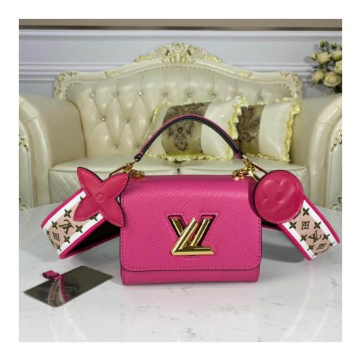 Louis Vuitton Wide Embroidered Strap Twist PM M57049 Rosy - Image 3