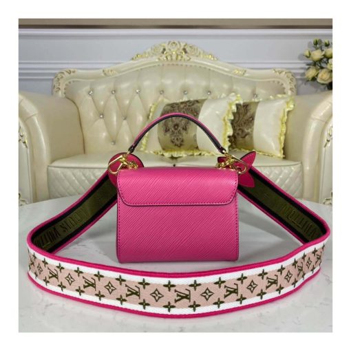 Louis Vuitton Wide Embroidered Strap Twist PM M57049 Rosy - Image 5