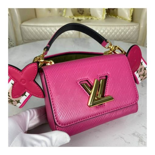 Louis Vuitton Wide Embroidered Strap Twist PM M57049 Rosy - Image 7