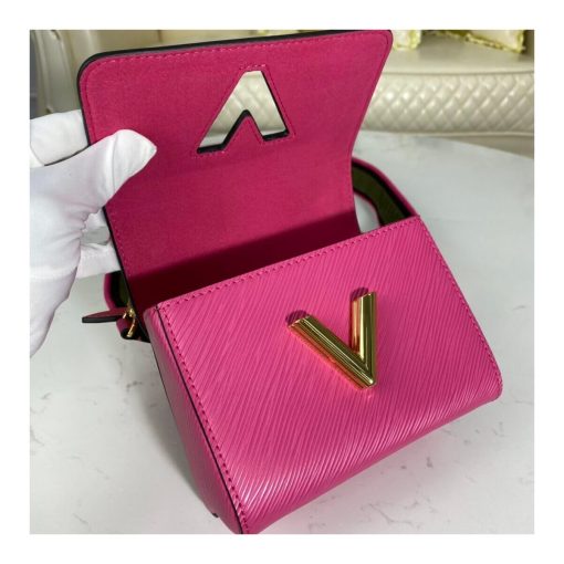 Louis Vuitton Wide Embroidered Strap Twist PM M57049 Rosy - Image 9
