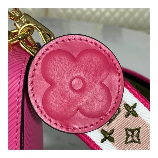 Louis Vuitton Wide Embroidered Strap Twist PM M57049 Rosy - Image 12