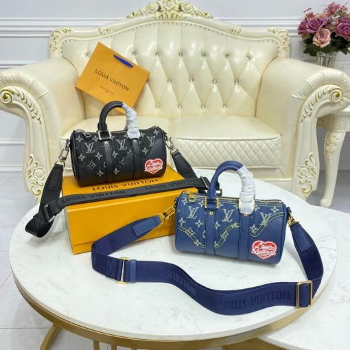 Louis Vuitton x Nigo Keepall XS M81010 Black - Image 16
