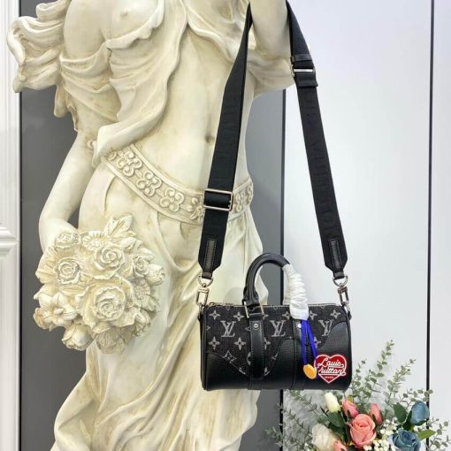 Louis Vuitton x Nigo Keepall XS M81010 Black - Image 3