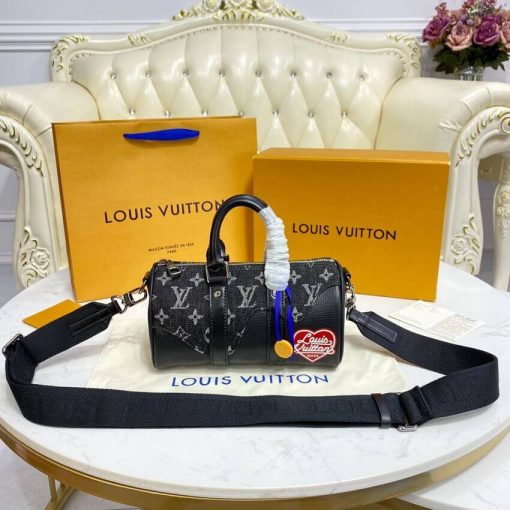 Louis Vuitton x Nigo Keepall XS M81010 Black - Image 4