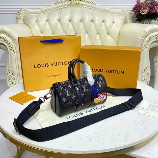 Louis Vuitton x Nigo Keepall XS M81010 Black - Image 5