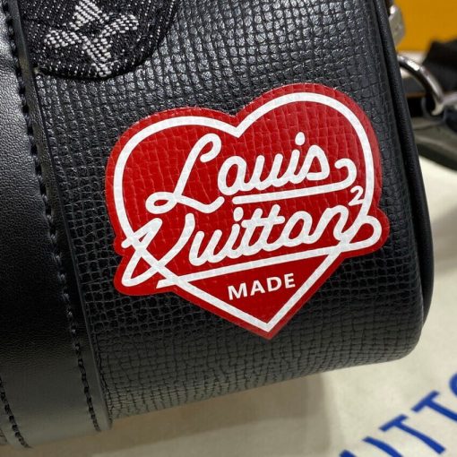 Louis Vuitton x Nigo Keepall XS M81010 Black - Image 9