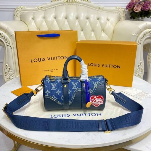 Louis Vuitton x Nigo Keepall XS M81011 Blue - Image 5