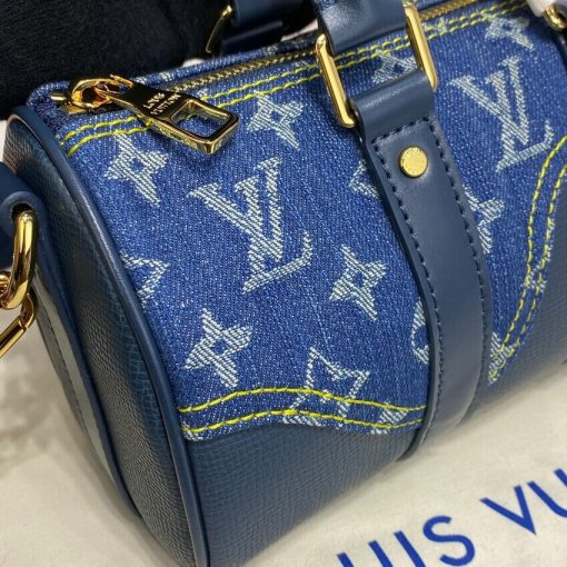Louis Vuitton x Nigo Keepall XS M81011 Blue - Image 9