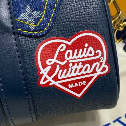 Louis Vuitton x Nigo Keepall XS M81011 Blue - Image 10
