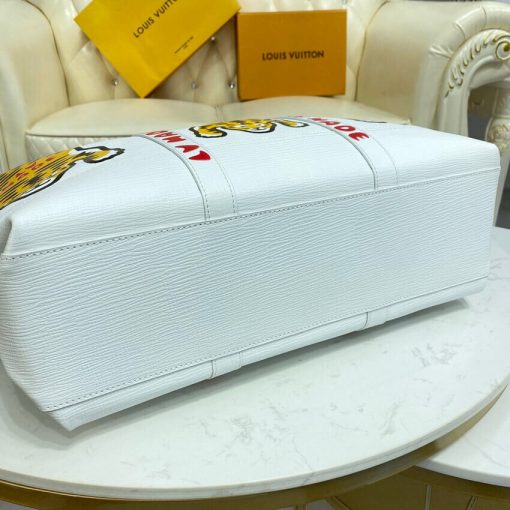 Louis Vuitton x Nigo Tote Journey M59366 White - Image 10