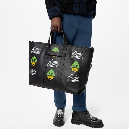 Louis Vuitton x Nigo Tote Journey M59373 Black - Image 2