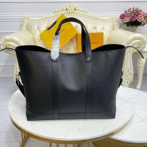 Louis Vuitton x Nigo Tote Journey M59373 Black - Image 11
