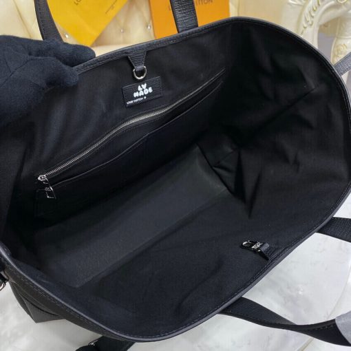 Louis Vuitton x Nigo Tote Journey M59373 Black - Image 19