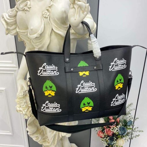 Louis Vuitton x Nigo Tote Journey M59373 Black - Image 8