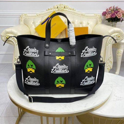 Louis Vuitton x Nigo Tote Journey M59373 Black - Image 9