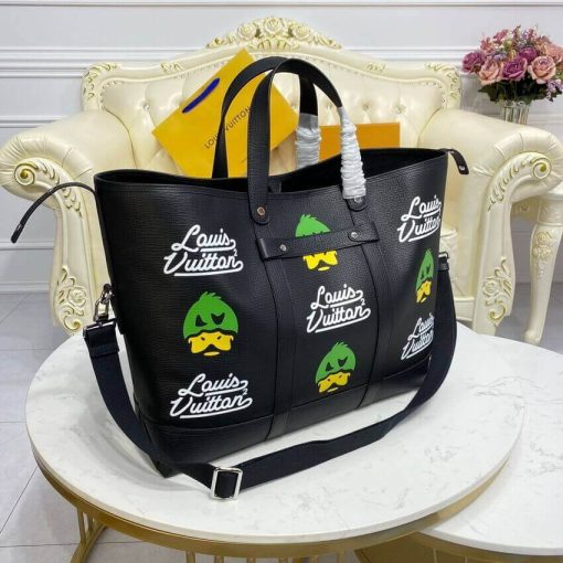 Louis Vuitton x Nigo Tote Journey M59373 Black - Image 10