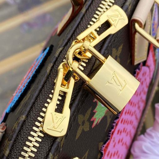Louis Vuitton x Yayoi Kusama Alma BB with Faces Print and Embroidery M46428 - Image 10