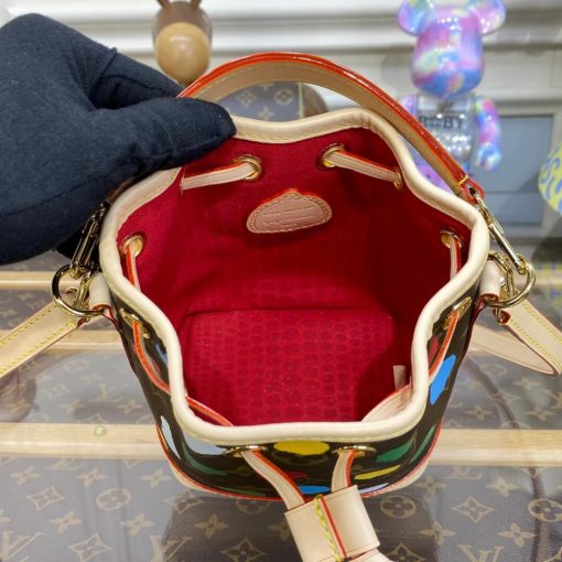 Louis Vuitton x Yayoi Kusama Nano Noe Bucket Bag M81863 - Image 13