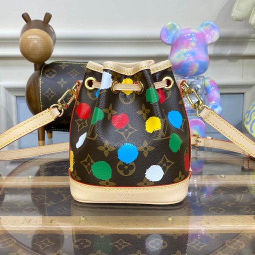 Louis Vuitton x Yayoi Kusama Nano Noe Bucket Bag M81863 - Image 6