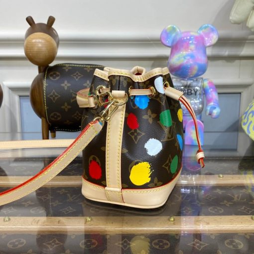 Louis Vuitton x Yayoi Kusama Nano Noe Bucket Bag M81863 - Image 7