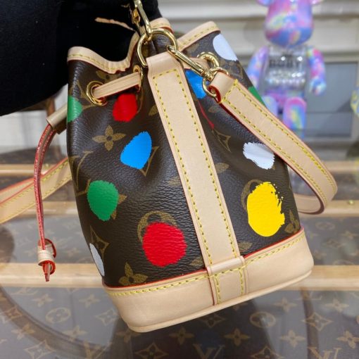 Louis Vuitton x Yayoi Kusama Nano Noe Bucket Bag M81863 - Image 9
