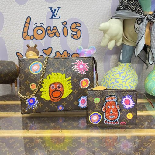 Louis Vuitton x Yayoi Kusama Toiletry Pouch On Chain M81982 - Image 2