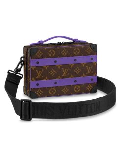 Louis Vuttion Monogram Canvas Handle Soft Trunk M46264 Purple