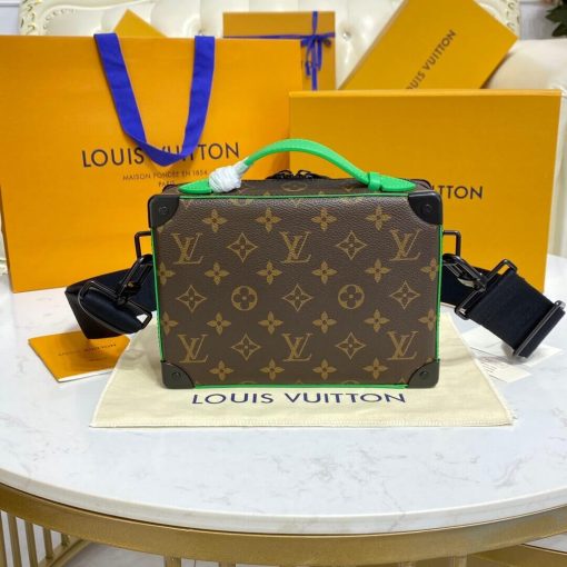 Louis Vuttion Monogram Canvas Handle Soft Trunk M46264 Green - Image 4