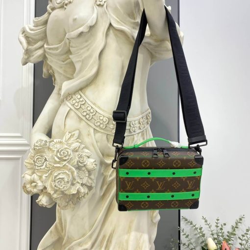Louis Vuttion Monogram Canvas Handle Soft Trunk M46264 Green