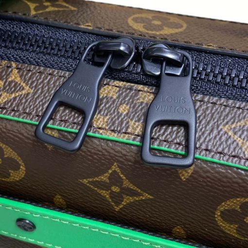 Louis Vuttion Monogram Canvas Handle Soft Trunk M46264 Green - Image 7