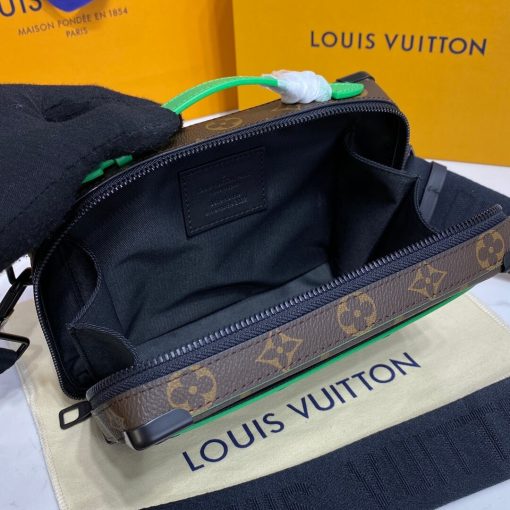Louis Vuttion Monogram Canvas Handle Soft Trunk M46264 Green - Image 10