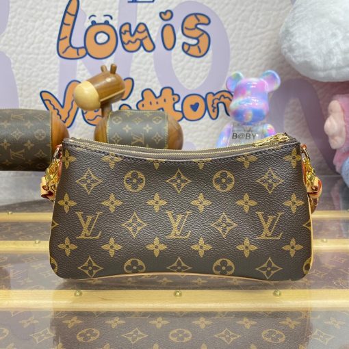 Louis Vuttion Monogram Canvas Liv Pochette M83008 - Image 4