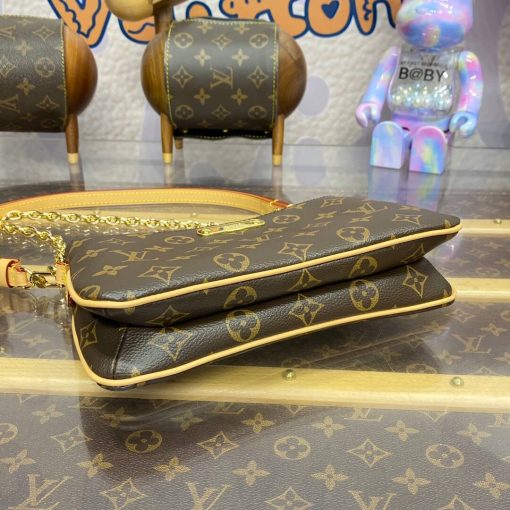 Louis Vuttion Monogram Canvas Liv Pochette M83008 - Image 6