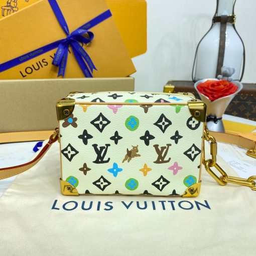 Louis Vuttion Monogram Craggy Canvas Mini Soft Trunk M25132 White - Image 3
