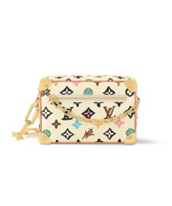 Louis Vuttion Monogram Craggy Canvas Mini Soft Trunk M25132 Black