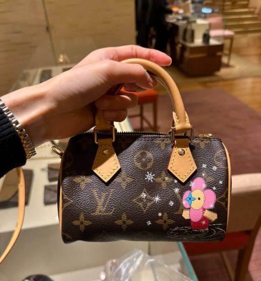 Louis Vuttion Monogram Nano Speedy M82624 Vivienne Print - Image 2