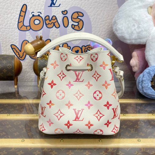 Louis Vuttion Neonoe BB Bucket Bag M24649 Sunrise Aquarelle - Image 6